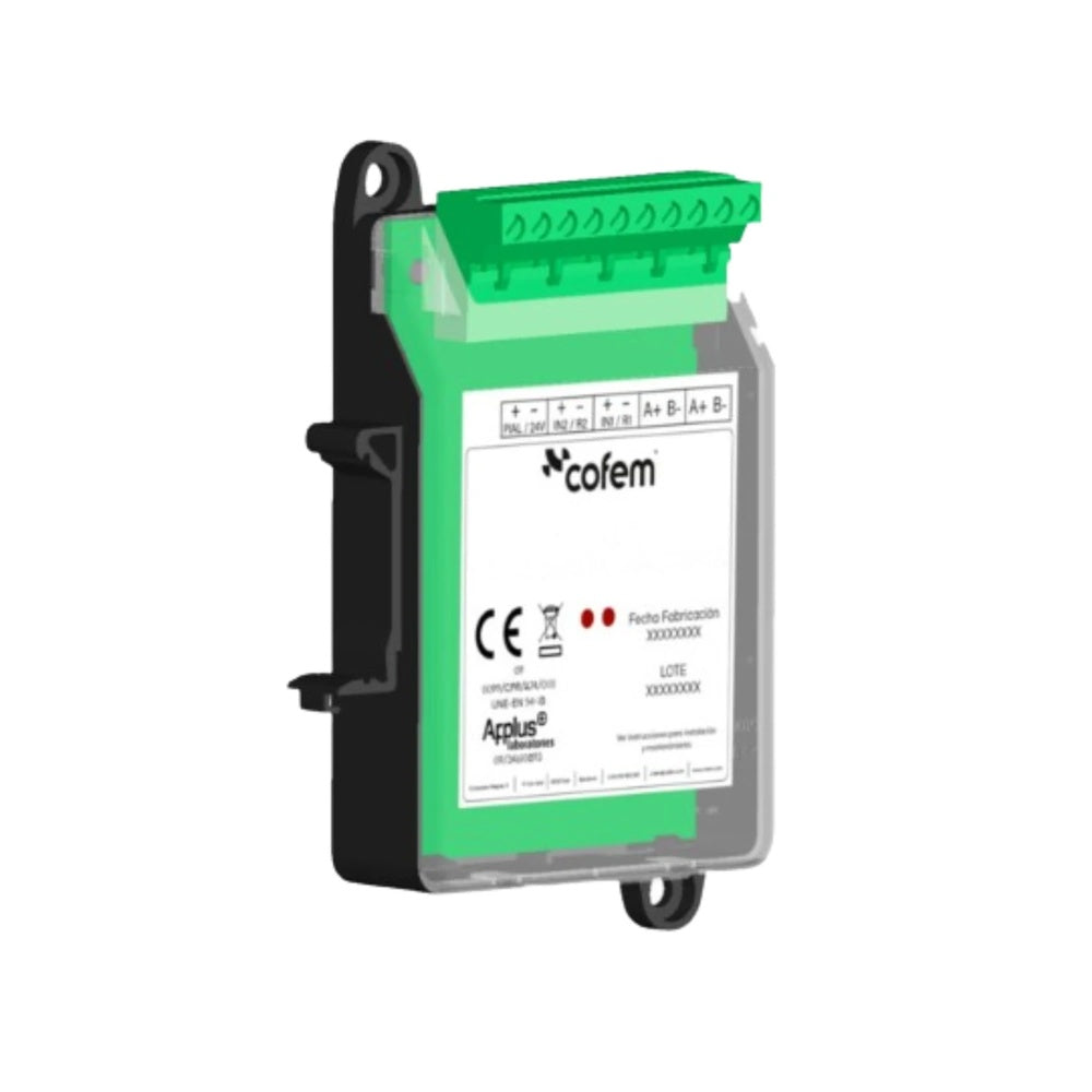Modulo de Salida a Rele Cofem Compatible con Paneles Convencionales y Direccionables Aislador de Cortocircuito MDA1Y