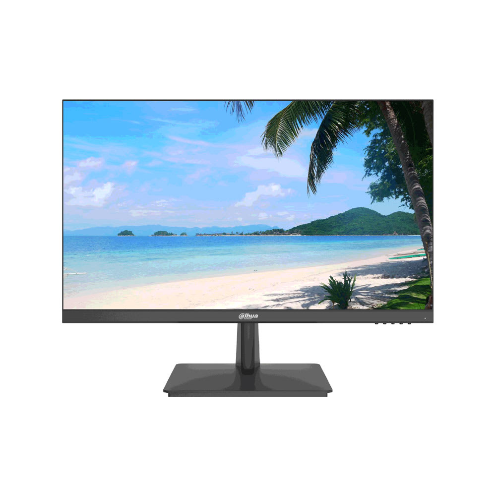 Monitor Dahua LED 24" Full HD 24/7 Parlantes 2Wx2 Puertos 1xHDMI 1xVGA DHI-LM24-V200-B4