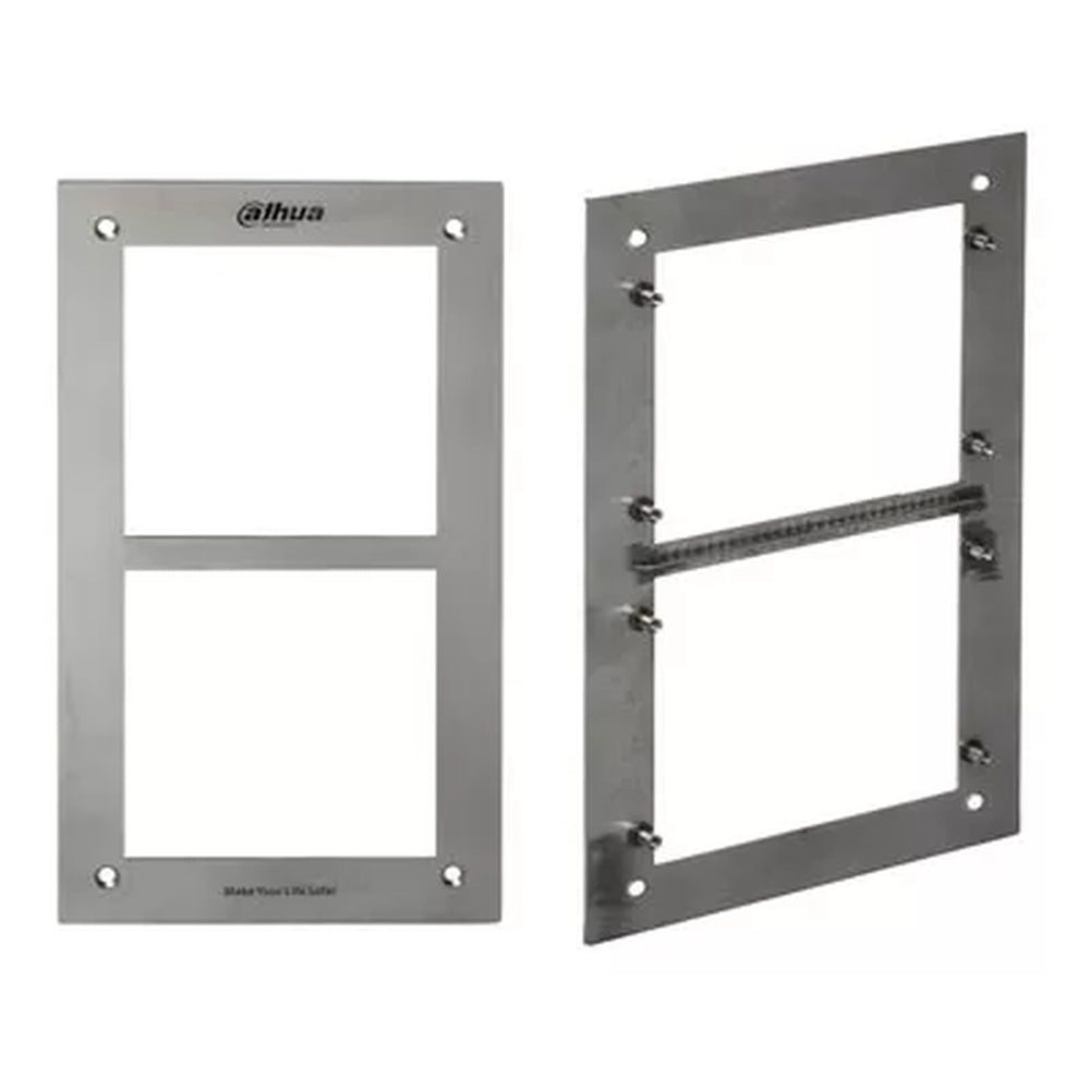 Marco Exterior Dahua para 2 modulos de Videoportero Dahua 257mmx145mmx11mm DHI-VTOF002