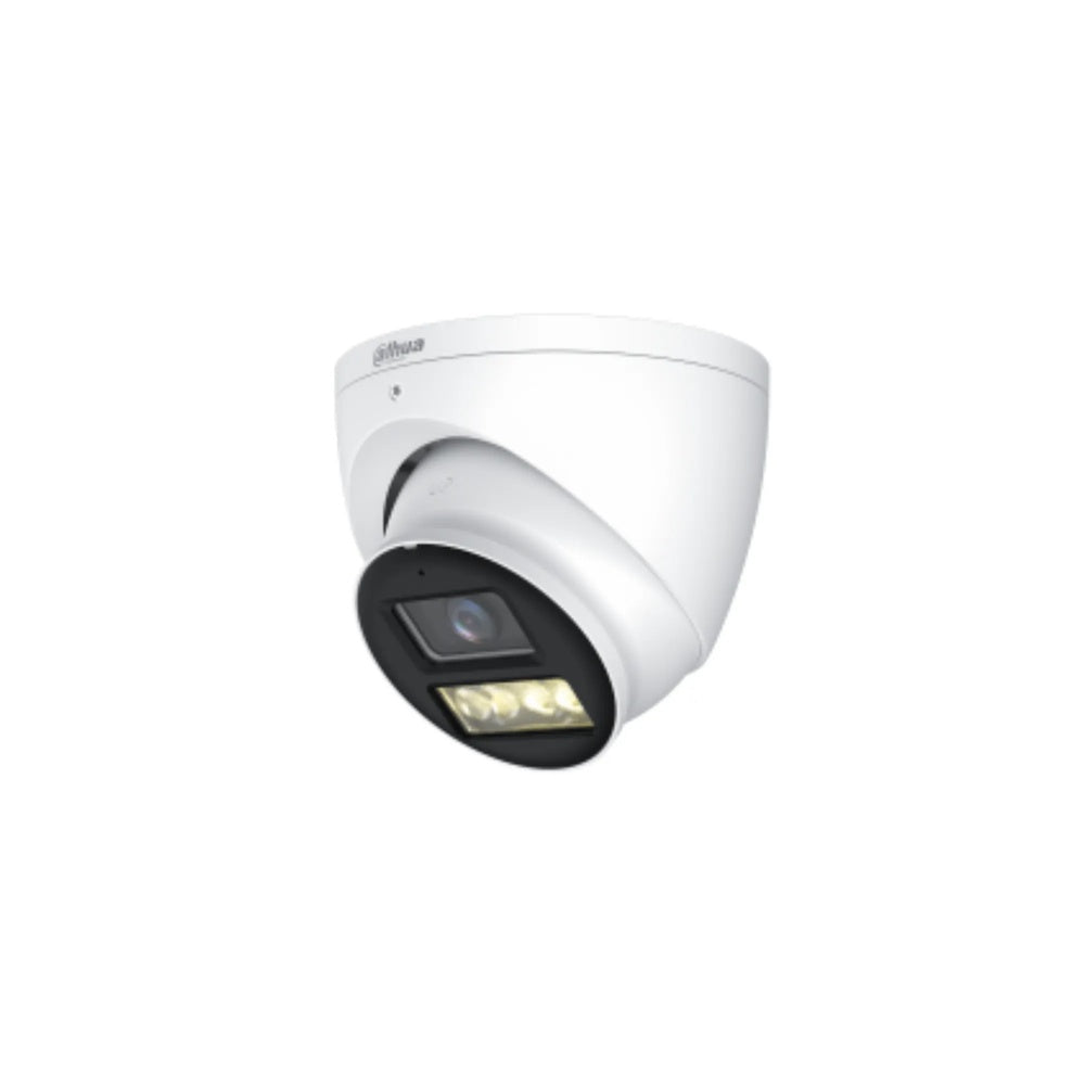 Camara Dahua HDCVI Domo 5MP Lente 2.8mm Smart Dual Light Luz 40m Microfono CVI CVBS AHD TVI IP67 HAC-HDW1500T-IL-A-S3-DIP