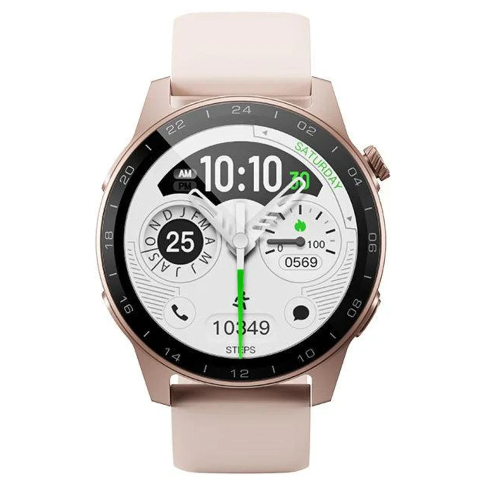 Reloj Smartwatch Havit Realiza y Responde Llamadas Monitoreo del Sueño Seguimiento de Deportes IP68 Rosado M9056-PK