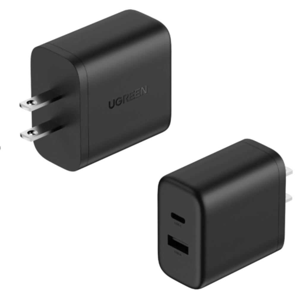 Cargador Ugreen 20W PD Puertos 1xUSB-A 1xUSB-C 45303