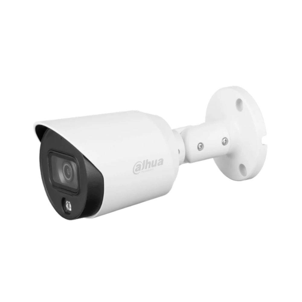 Camara Dahua HDCVI Bala 5MP Lente 2.8mm Full Color Metalico True WDR 3D NR CVI CVBS AHD TVI HAC-HFW1509TN-A-LED-28-S2
