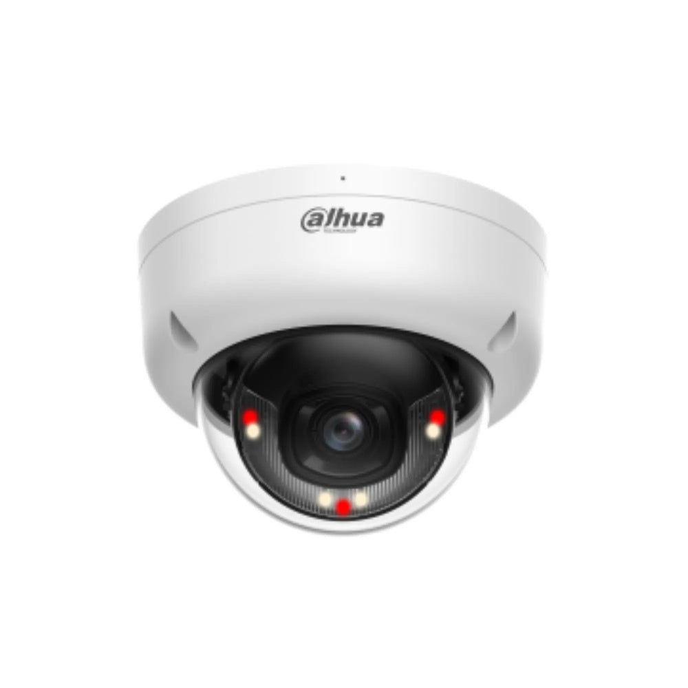 Camara IP Dahua Domo 2MP Antivandalica Luz 30m Detecta Personas Microfono 12Vdc PoE IP67 IK08 IPC-HDBW1239E1-A-IL-28-S6