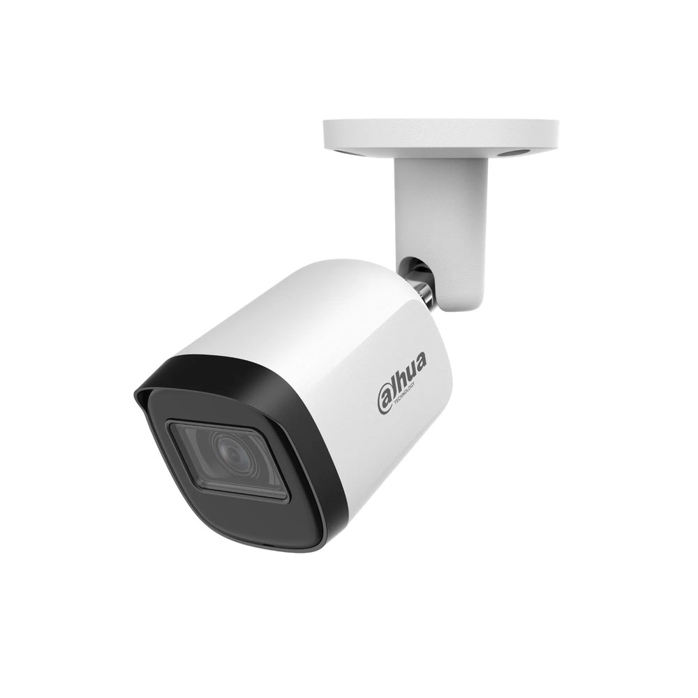 Camara Dahua HDCVI Bala 5MP Lente 2.8mm Cooper Metal Luz 30m CVI CVBS AHD TVI BLC HLC DWDR IP67 HAC-B2A51N-U-0280B-S3-DIP