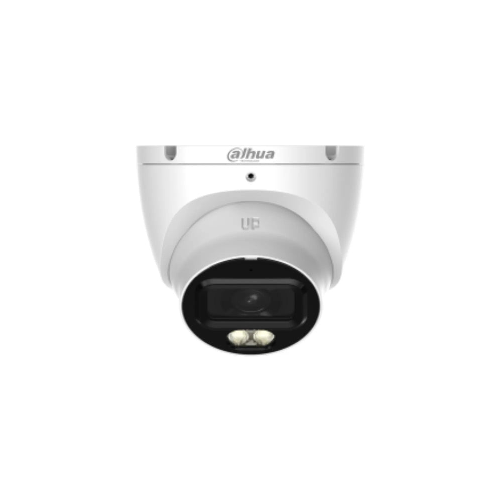 Camara Dahua HDCVI Domo 5MP Lente 2.8mm Metalico Smart Dual Light Luz 30m CVI CVBS AHD TVI IP67 HAC-HDW1500TLM-IL-A-28-DI