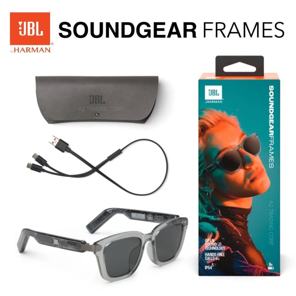 Lente Gafas JBL Soundgear Frames Estilo que Suena Altavoces integrados Control Tactil BTv5.2 IP54 JBLSNDGEARFMSRONX