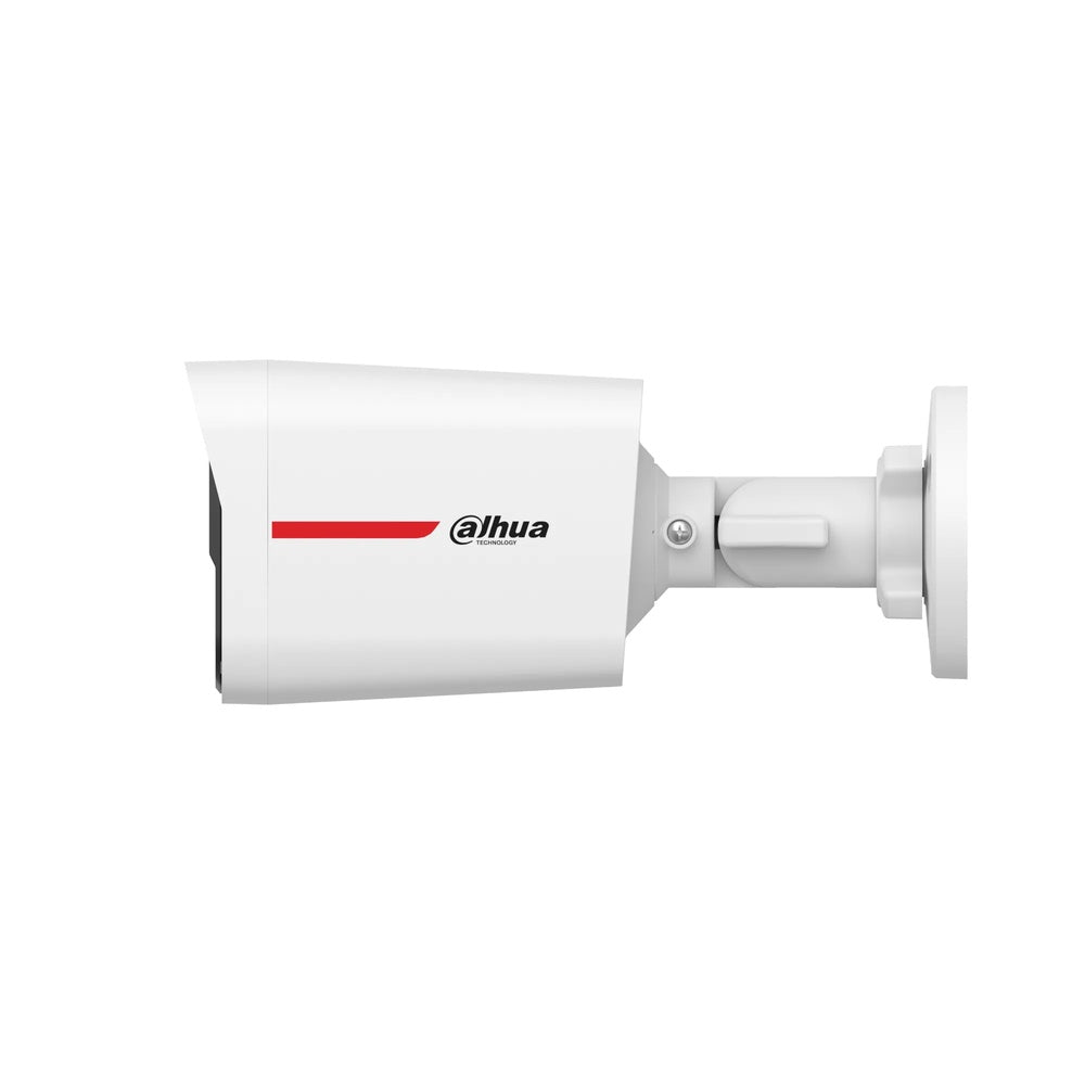 Camara Dahua HDCVI Bala 5MP Lente 2.8mm Metal Plastico Wizcolor Luz 50m Microfono Dual IP67 HAC-HFW1549X-IL-A-PRO-DIP