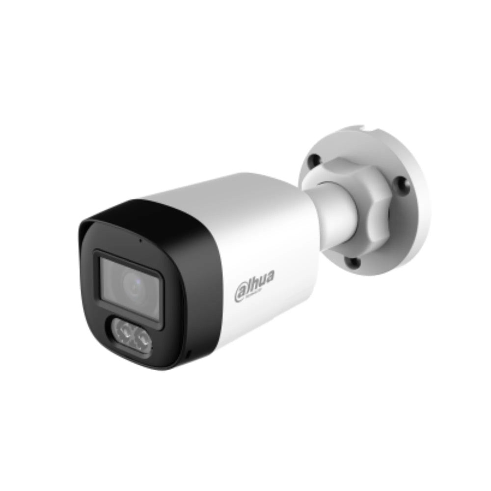 Camara Dahua HDCVI Bala 2MP Lente 2.8mm Plastico Smart Dual Light Audio 2 Vias Luz 30m IP67 HAC-HFW1200RL-IL-T-28-DIP