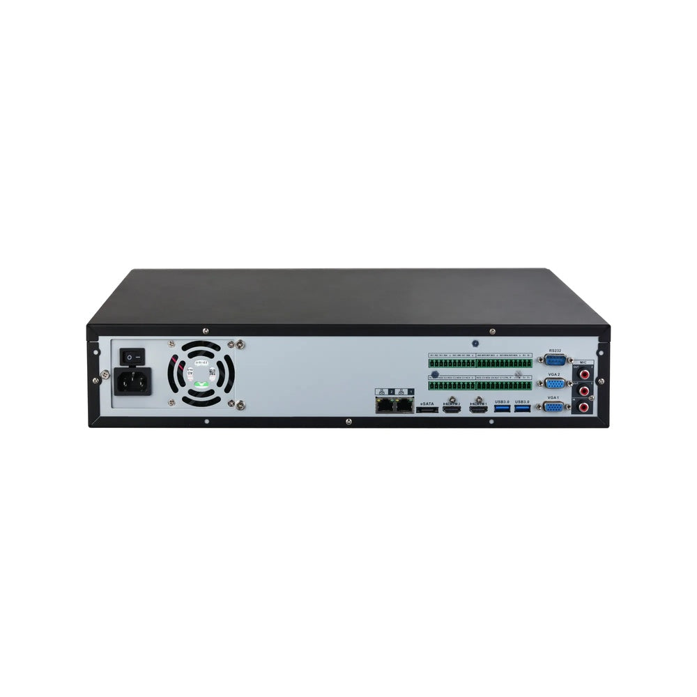 Grabador IP Dahua 64 Canales hasta 32MP Wizsense Proteccion Perimetral Deteccion Facial Conteo Personas DHI-NVR5864-EI2