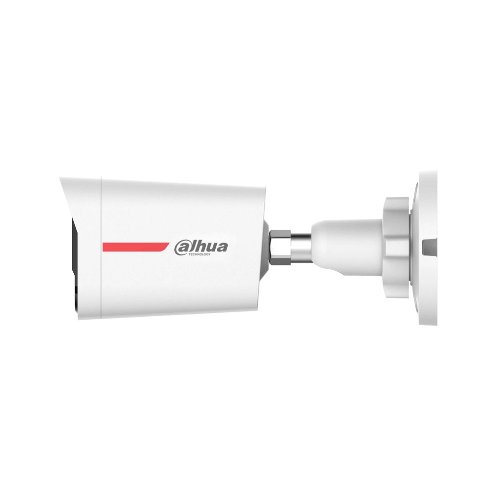 Camara Dahua HDCVI Bala 2MP 2.8mm Metalico Wizcolor Luz 30m Microfono CVI CVBS AHD TVI IP67 HAC-HFW1249SM-IL-A-PR-DIP