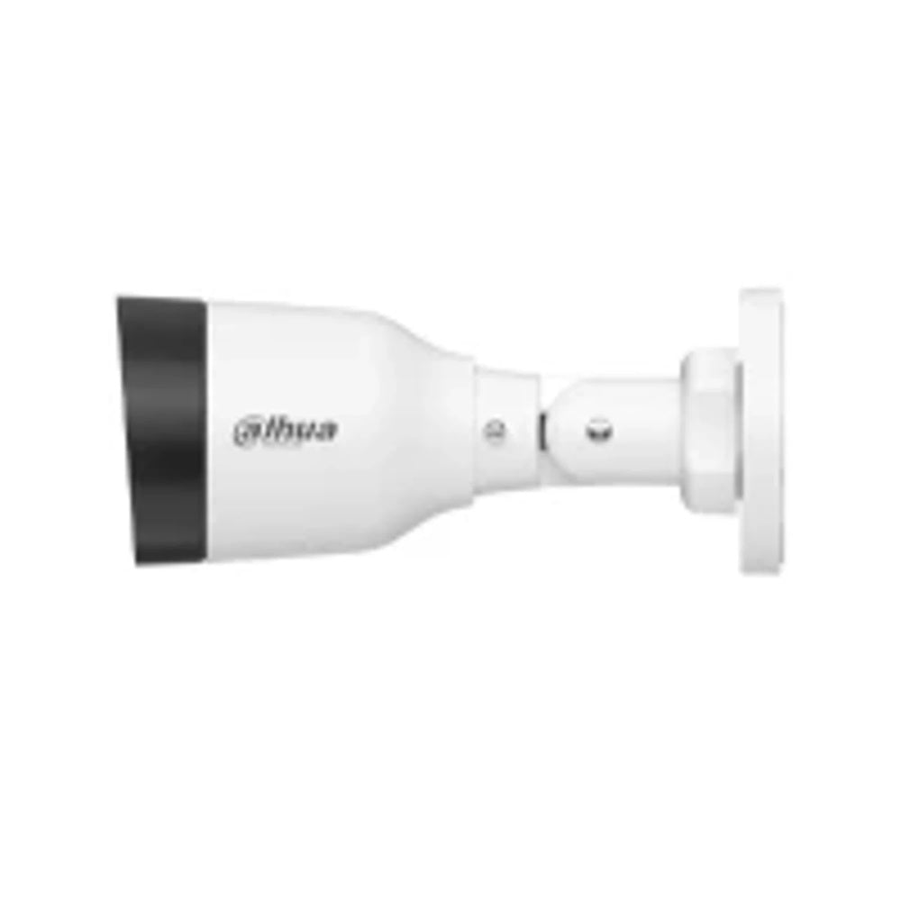 Camara IP Dahua Bala 2MP Metal Plastico Lente 2.8mm Luz 30m SMD Plus 12Vdc PoE IP67 IPC-HFW1230S1-0280B-S6-QH