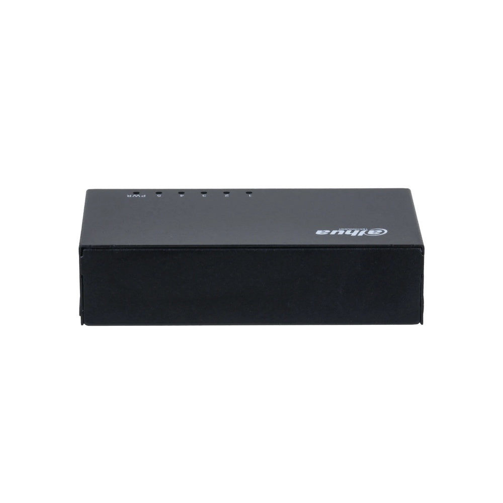 Switch Dahua 5 Puertos 10/100Mbps Capacidad Switching 1Gbps Certificado CE FCC Metalico DH-PFS3005-5ET-V2