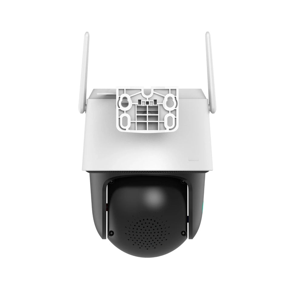 Camara IP Dahua 5MP WiFi Panel Solar y Bateria Integrada Sirena y Luz Disuacion Audio 2 Vias IP66 DH-IPC-BP5EP-0360B