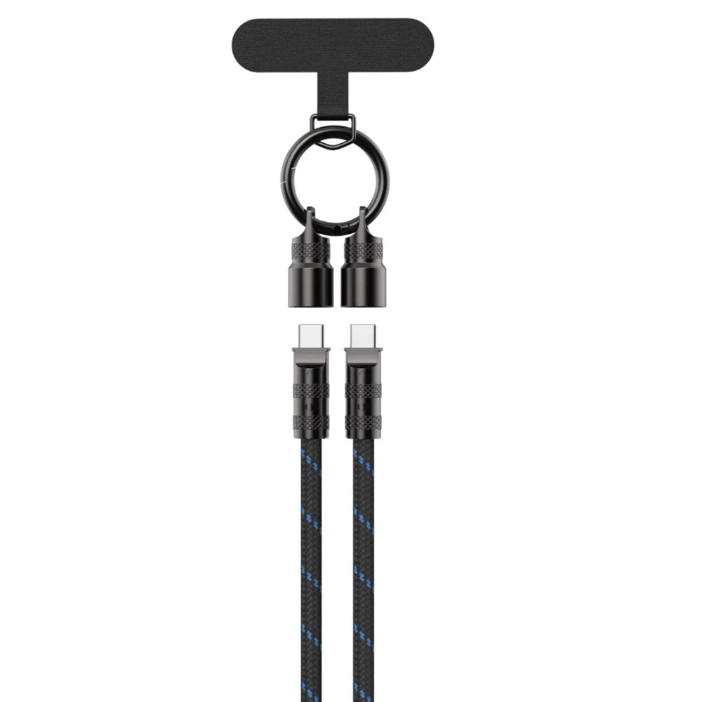 Cable Havit USB-C a USB-C Resistente Material Aleacion de Zinc+Malla Tejida Resistente PD60W Longitud 1.2m CB6340-BKBL