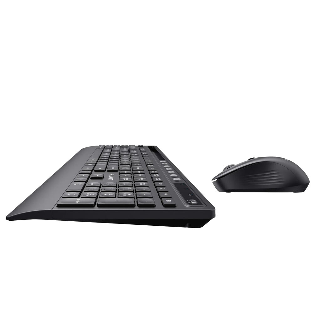 Combo Teclado+Mouse Havit Inalambrico 2.4GHz Alcance 10m Mouse hasta 1600DPI 4 Botones Teclado 117 Teclas KB242GCM-BKG