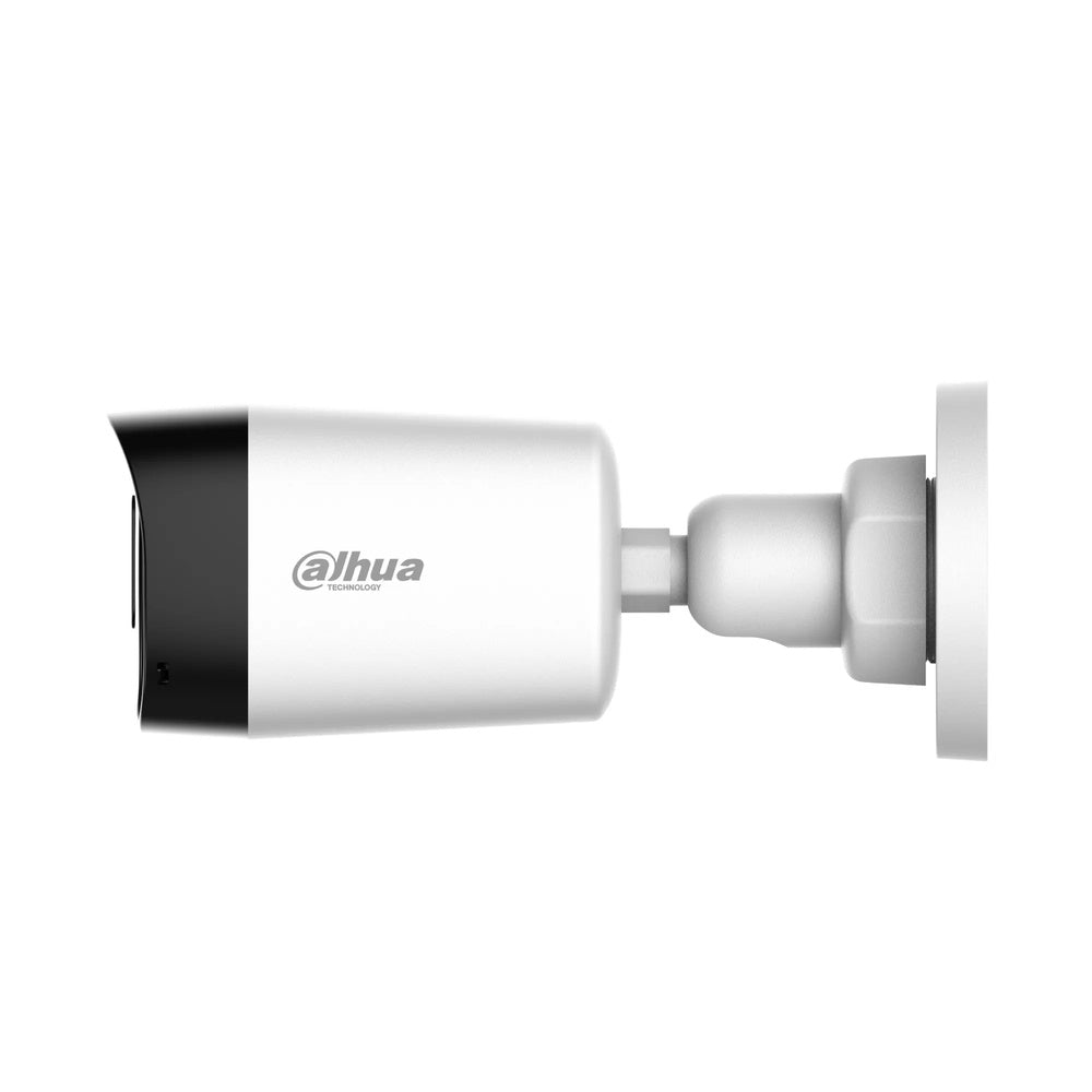 Camara Dahua HDCVI Bala 5MP Lente 2.8mm Smart Dual Light Luz 30m Microfono CVI CVBS AHD TVI IP67 HAC-HFW1500RL-IL-A-S3-DIP
