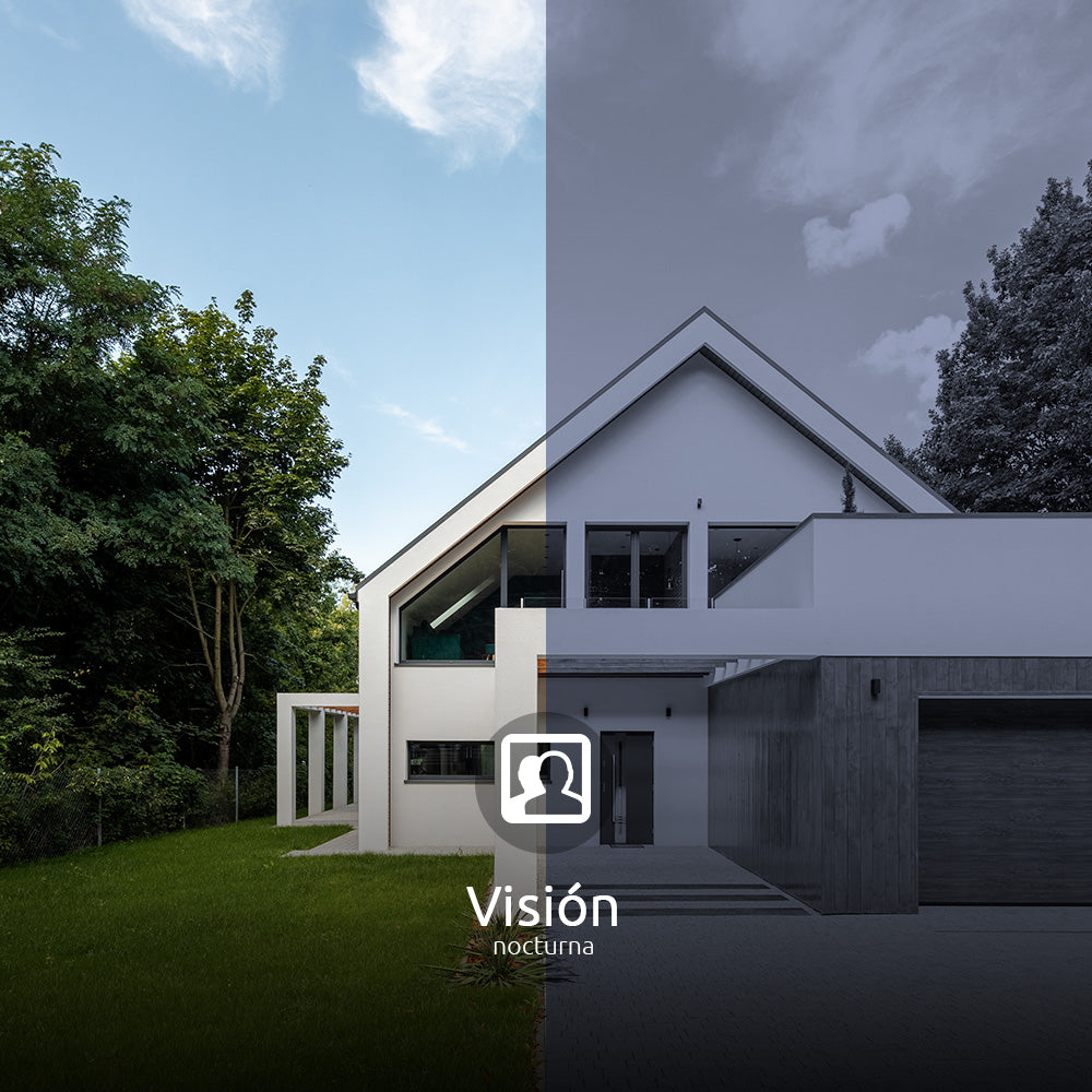 Timbre Nexxt Inteligente Camara Video Portero Full HD WiFi Alexa Google Audio Bidireccional Deteccion de Movimiento Vision Nocturna Proteccion IP65 NHC-D100