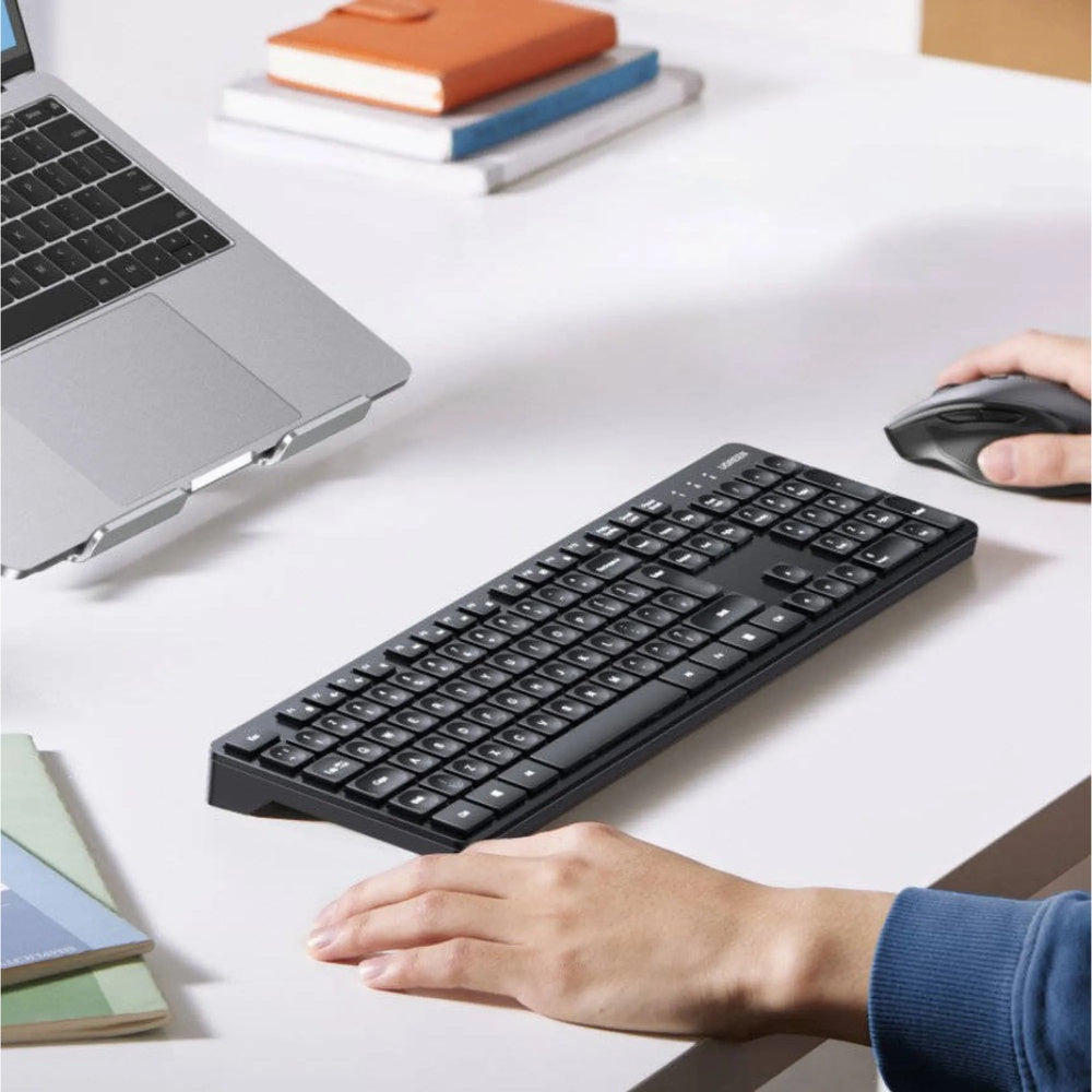 Combo Teclado+Mouse Ugreen Inalambrico Conexion 2.4GHz Alcance 10m Teclado Ergonomico Español Mouse hasta 4000DPI 45114
