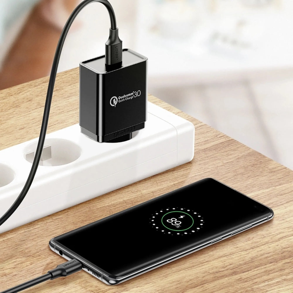 Cable Ugreen USB-C a USB-A 3.0 15W 3A Longitud 1m Chip Inteligente para Proteccion Electrica 20882