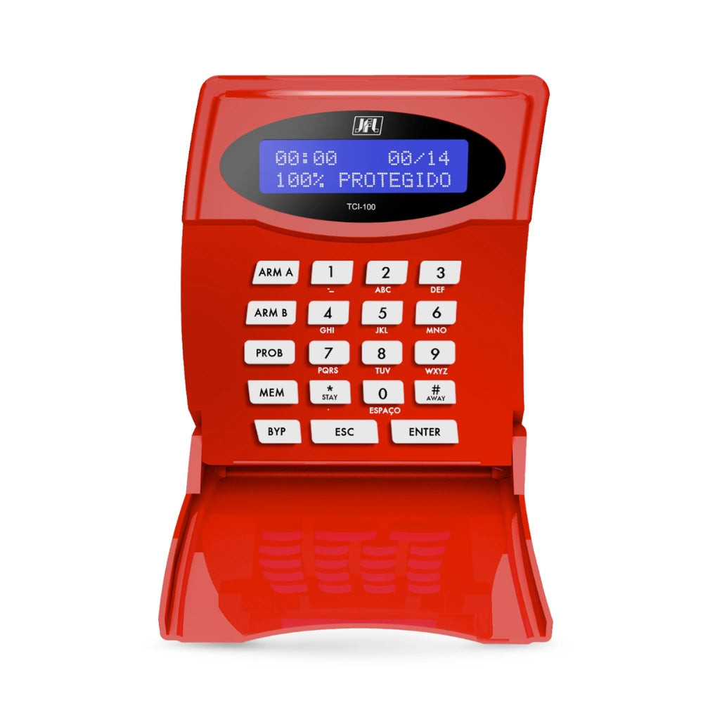 Teclado LCD JFL para Conexion a Sistema de Alarma de Incendios TCI-100