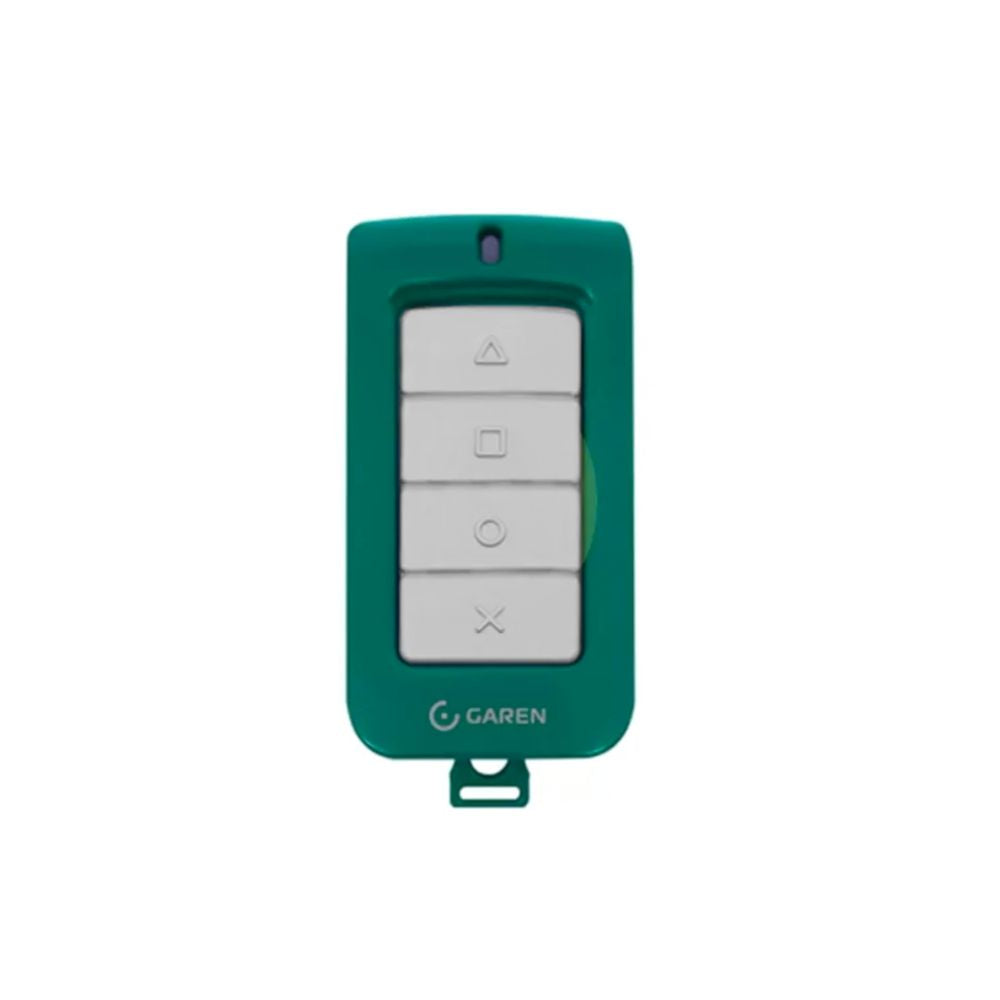Control Remoto Garen Tx Play Frecuencia 433 MHz color Verde F01443-G