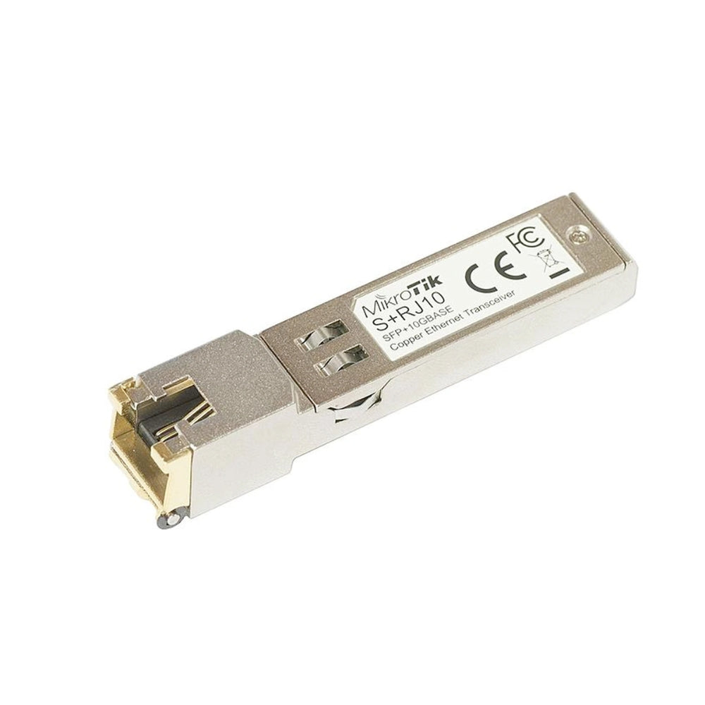 Modulo SFP Mikrotik con Puerto RJ45 hasta 10Gigabit S+RJ10