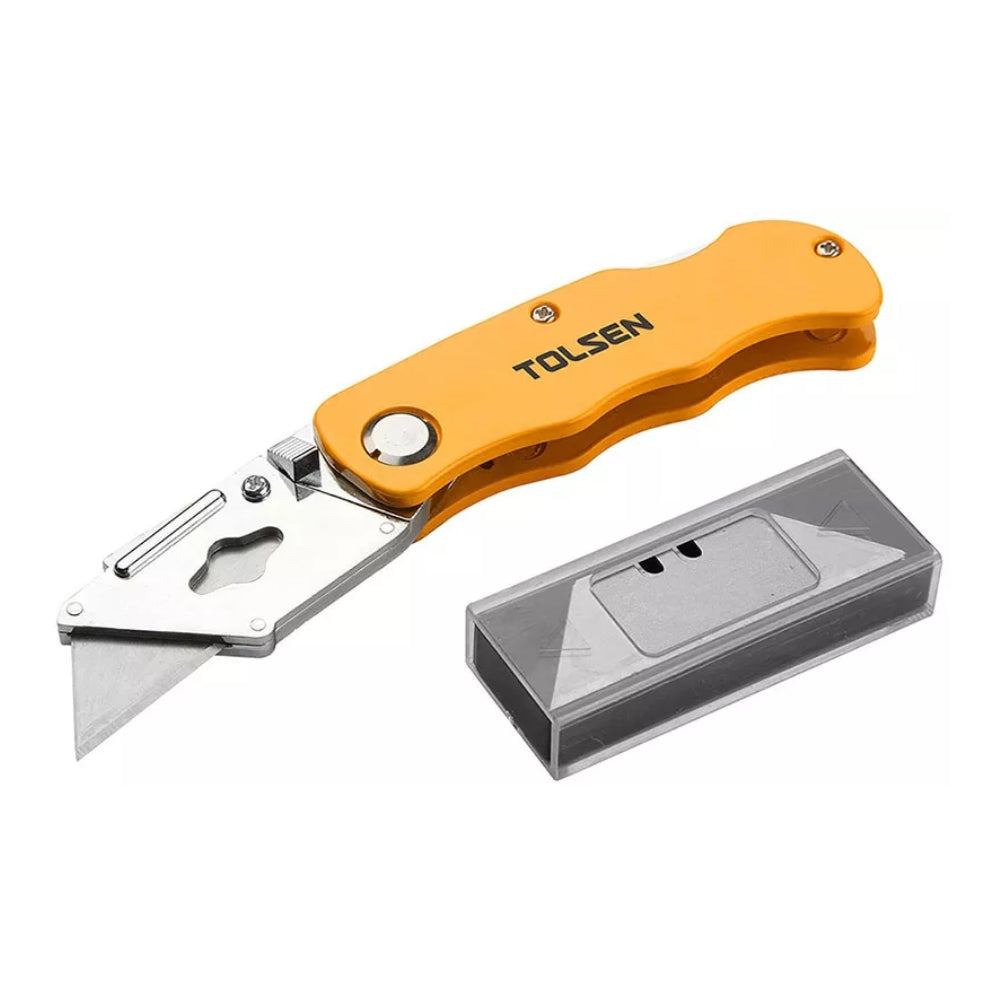 Estilete Tolsen de Aluminio con Cuchilla SK5 Medida 61x19mm 30007