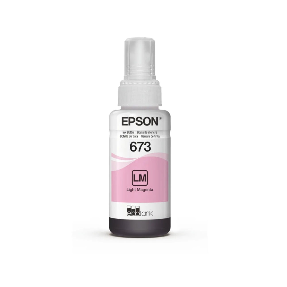 Botella de Tinta Epson T673 color Magenta Suave de 70ml T673620-AL
