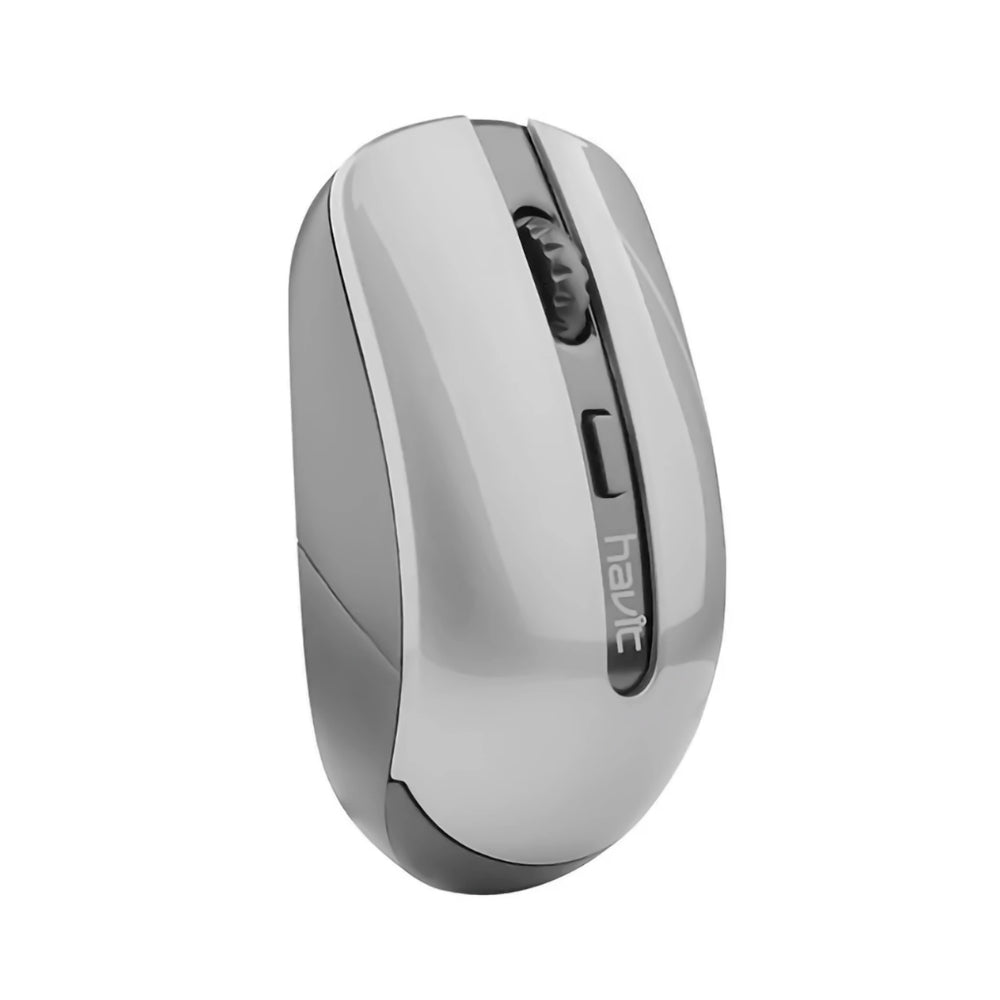 Mouse Havit Inalambrico Resolucion hasta 1600 DPI de 4 Botones color Negro con Gris HV-MS989GT-B/S