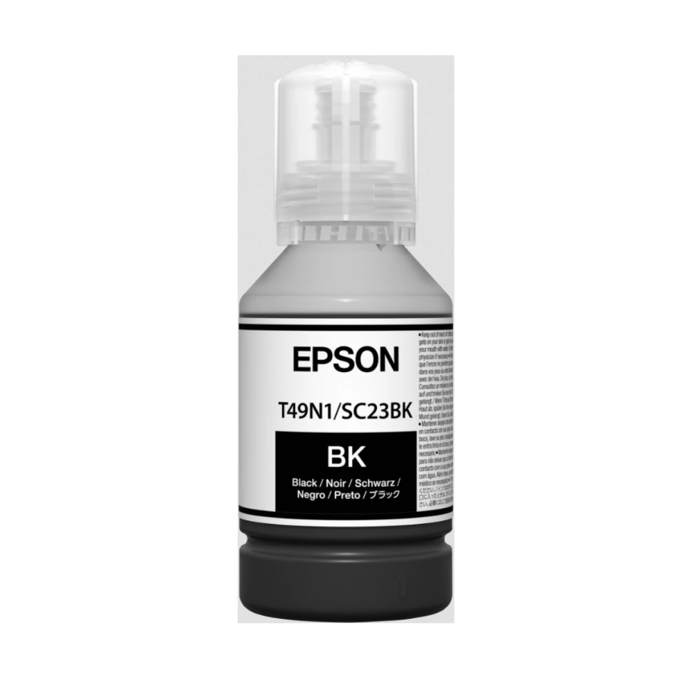 Botella de Tinta Epson T49H para Plotter color Negro de 140ml T49H100