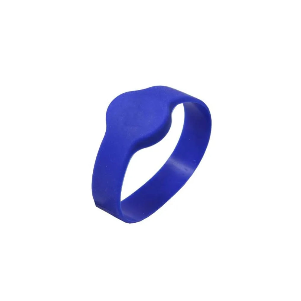 Manilla Zkteco RFID 125KHz TK4100D Material Silicona Color Azul ID-Wristbands