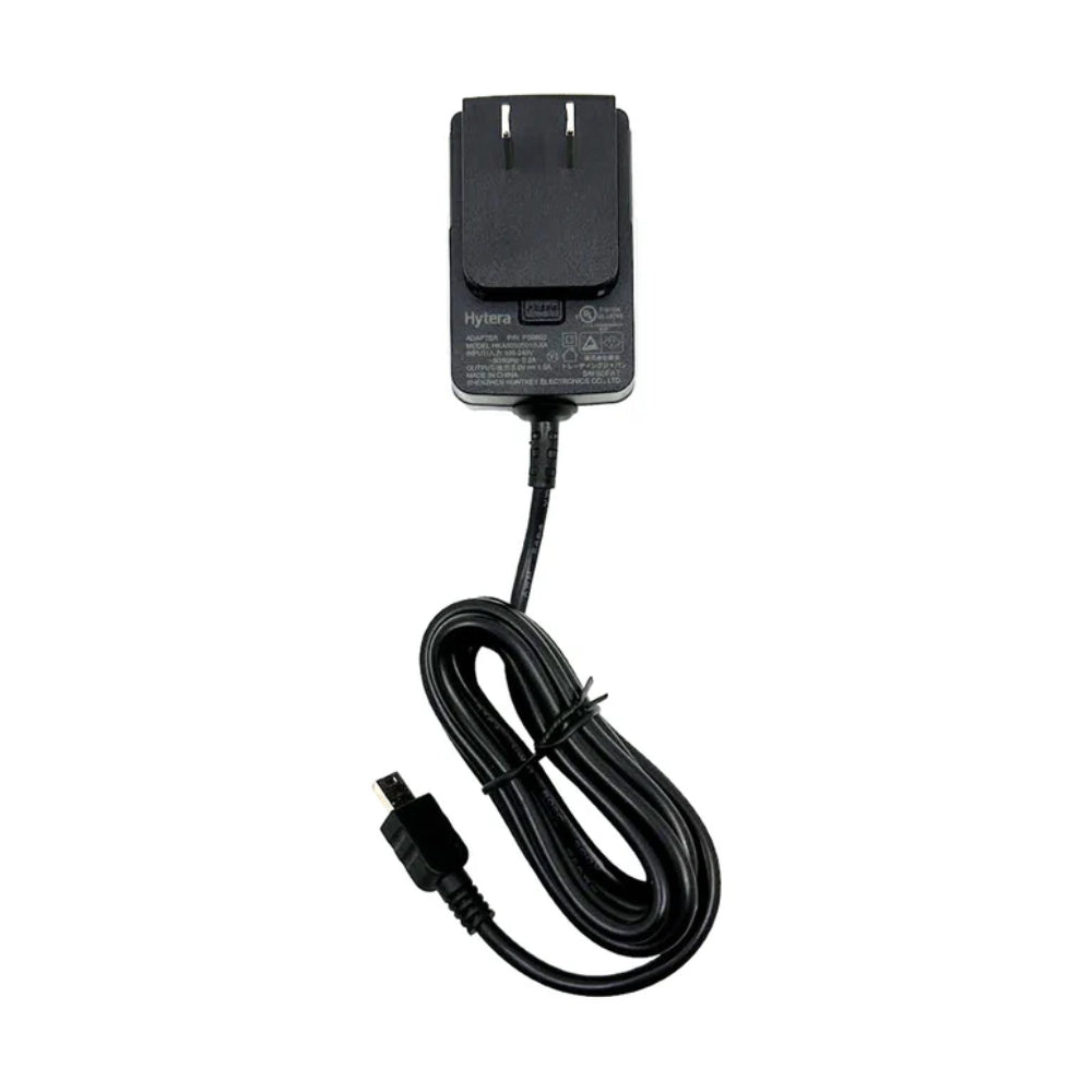 Adaptador Cargador Hytera 100-240Vac Salida 5Vdc 600mA Compatible TC-320 PS0602
