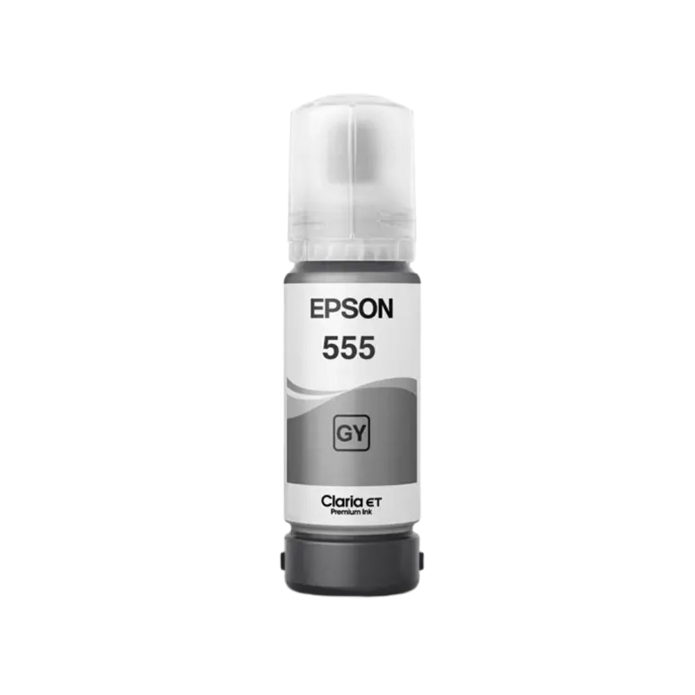 Botella de Tinta Epson T555 color Gris de 70ml T555520-AL