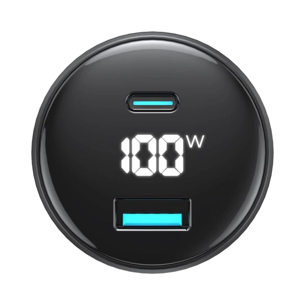 Cargador para Vehiculo Havit 100 Watts Salida 1xUSB-A 1xUSB-C CC100W-BK