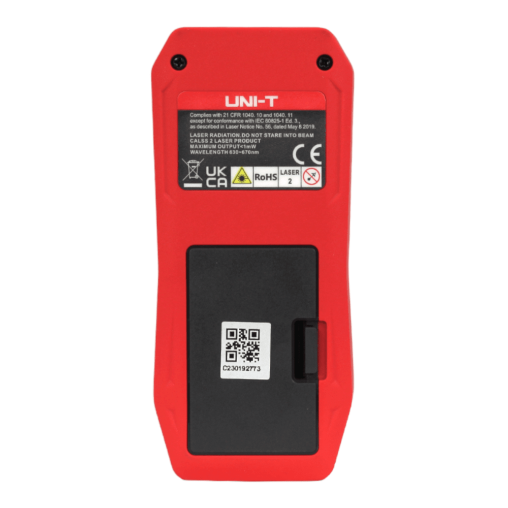 Medidor de Distancia Uni-t Hasta 70 metros Pantalla de 2 Pulgadas Precision hasta 2mm LM70A
