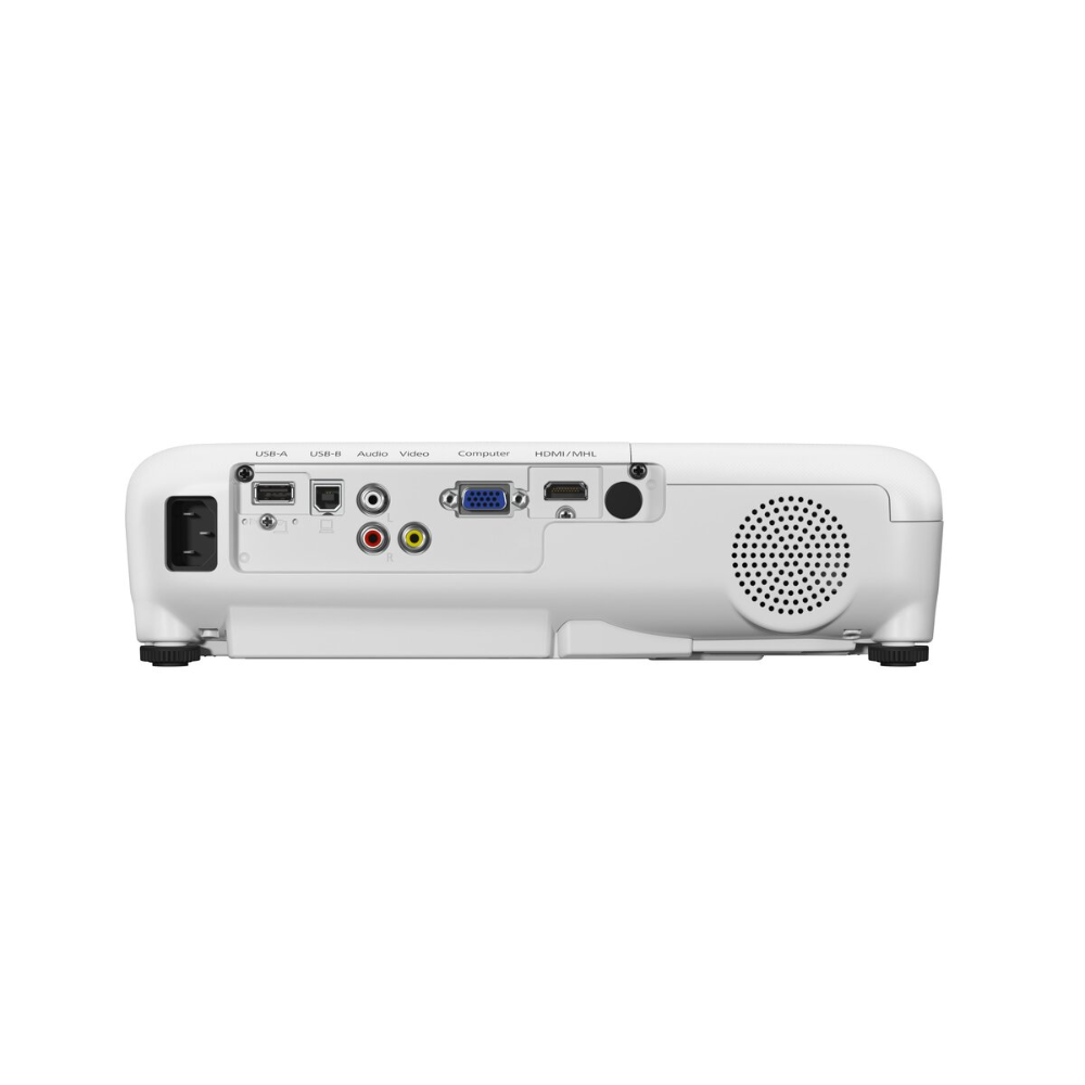 Proyector Epson Powerlite W52+ Pantalla hasta 320" de 4000Lumenes WXGA Conectividad USB HDMI y Otros V11HA02021