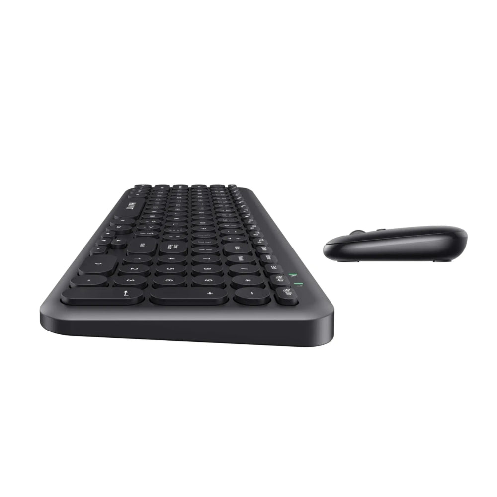 Combo Teclado y Mouse Havit Inalambrico Diseño Elegante Conexion 2.4GHz Mouse hasta 1600 DPI Alcance 10 Metros color Negro KB254GCM-BK