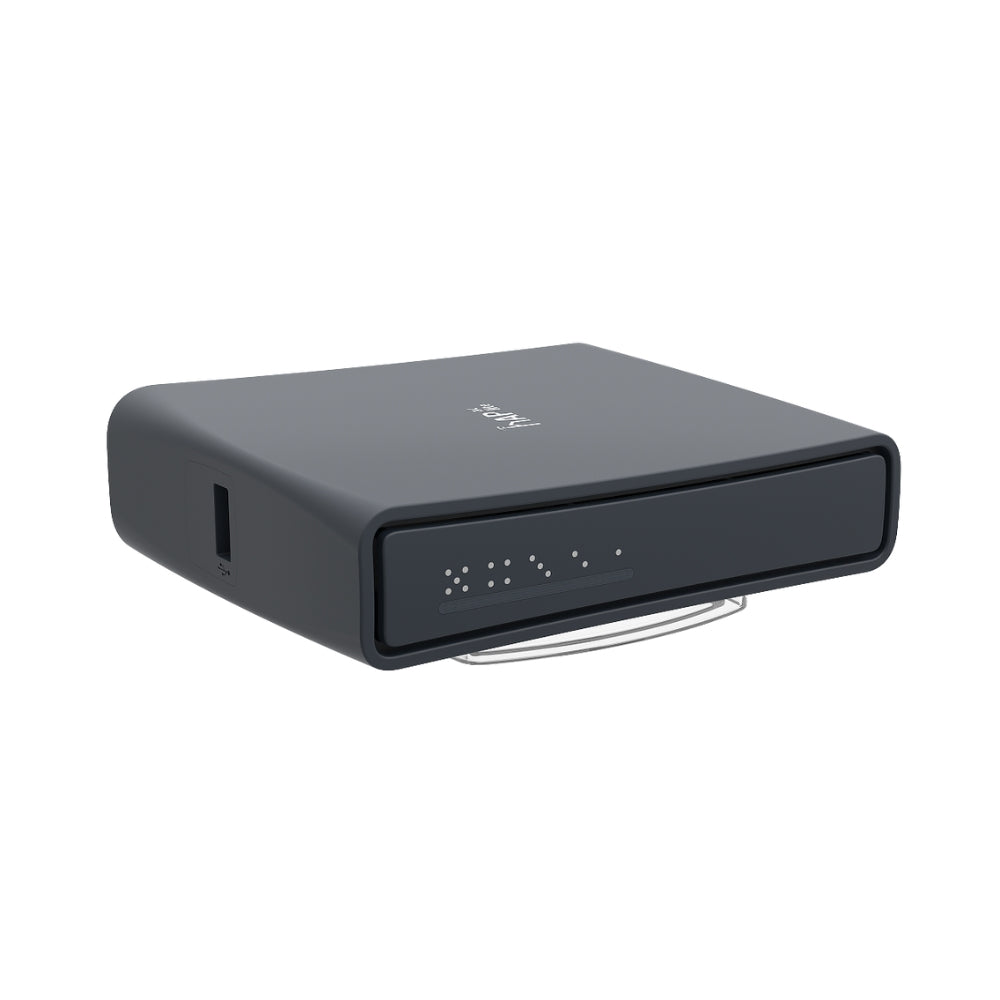 Home Access Point Mikrotik HAP Lite Torre Frecuencia 2.4 y 5.0GHz Norma 802.11A/B/G/N/AC + 5 Ethernet 100Mbps CPU 650MHz RAM 64MB +1xUSB Soporta 3G/4G Licencia Nivel 4 Fuente Incluida RB952Ui-5ac2nD-TC