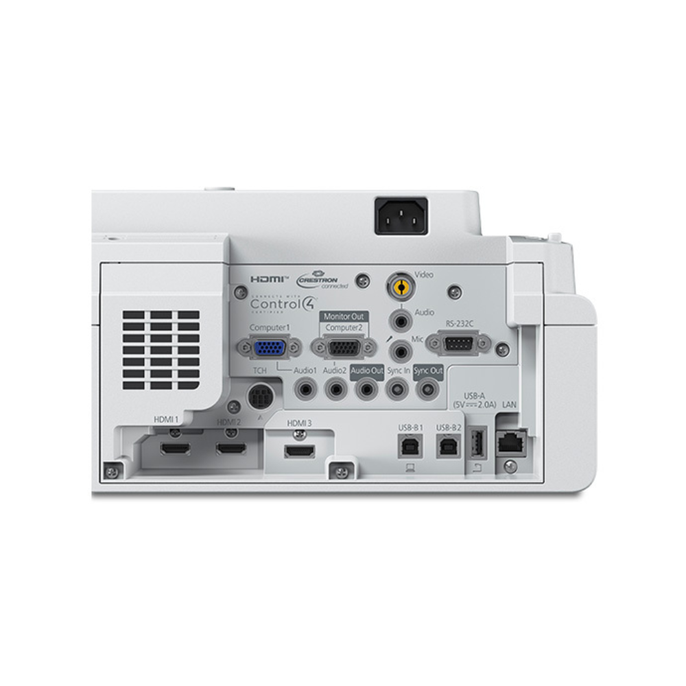 Proyector Epson Bright Link 760WI Pantalla hasta 100" de 4100 Lumenes WXGA Laser Interactivo para Aula Colaborativa Conectivi
