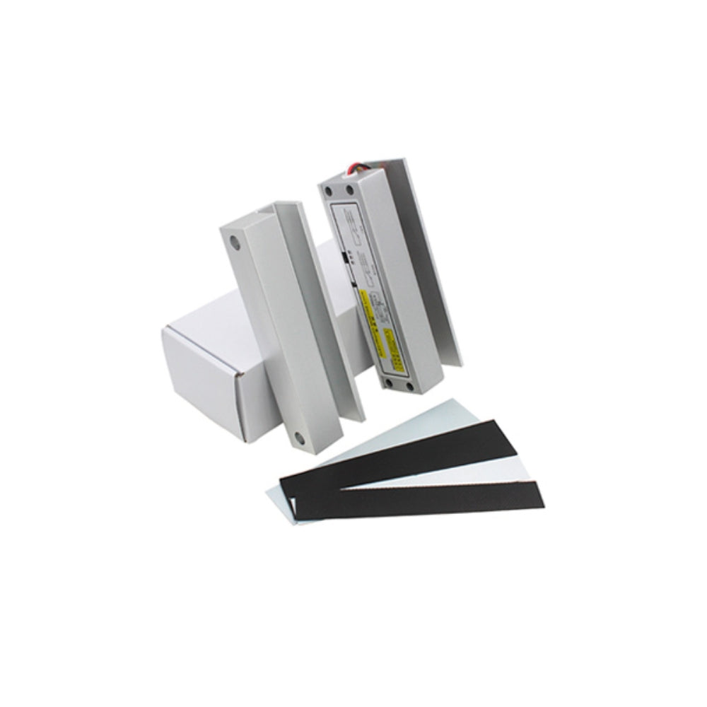 Chapa Electrica Dimax Electrobolt Izquierda para Puerta Blindex No necesita Bracket Tamaño 170x49x43mm C829