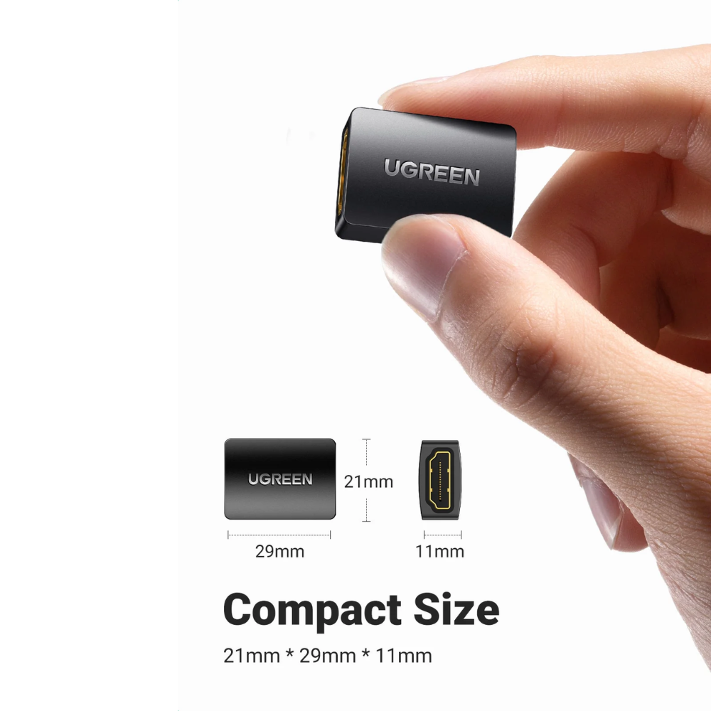 Adaptador HDMI Ugreen Hembra a Hembra 20107