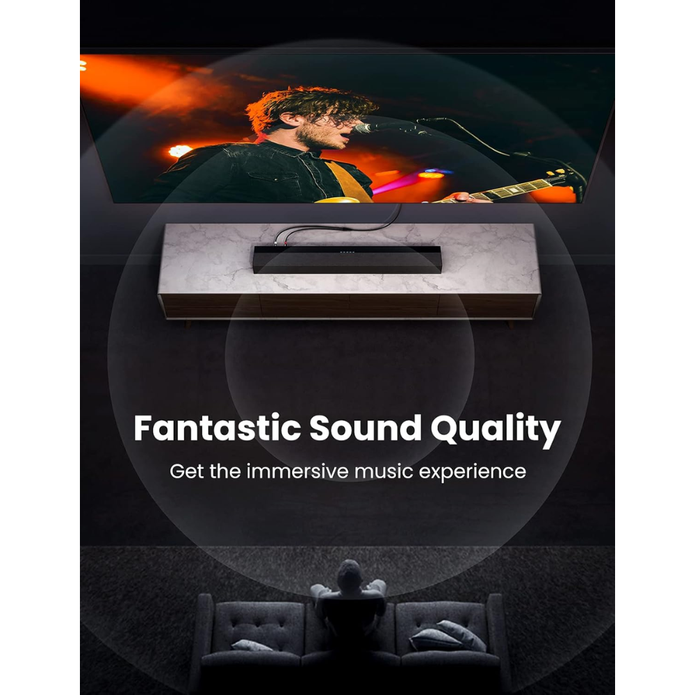 Cable de Audio Ugreen Estereo 3.5mm a 2 RCA de 3M de Longitud 10590