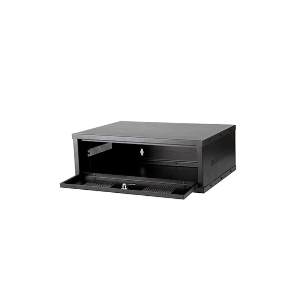 Gabinete Dimax 3U 185x370x600mm Capacidad 40Kg Norma ROHS color Negro C747