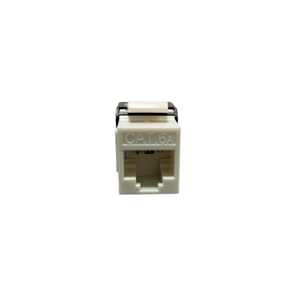Keystone Jack Dimax Cat6A Cumple ISO IEC 11801 TIA EIA 568C color Blanco C719