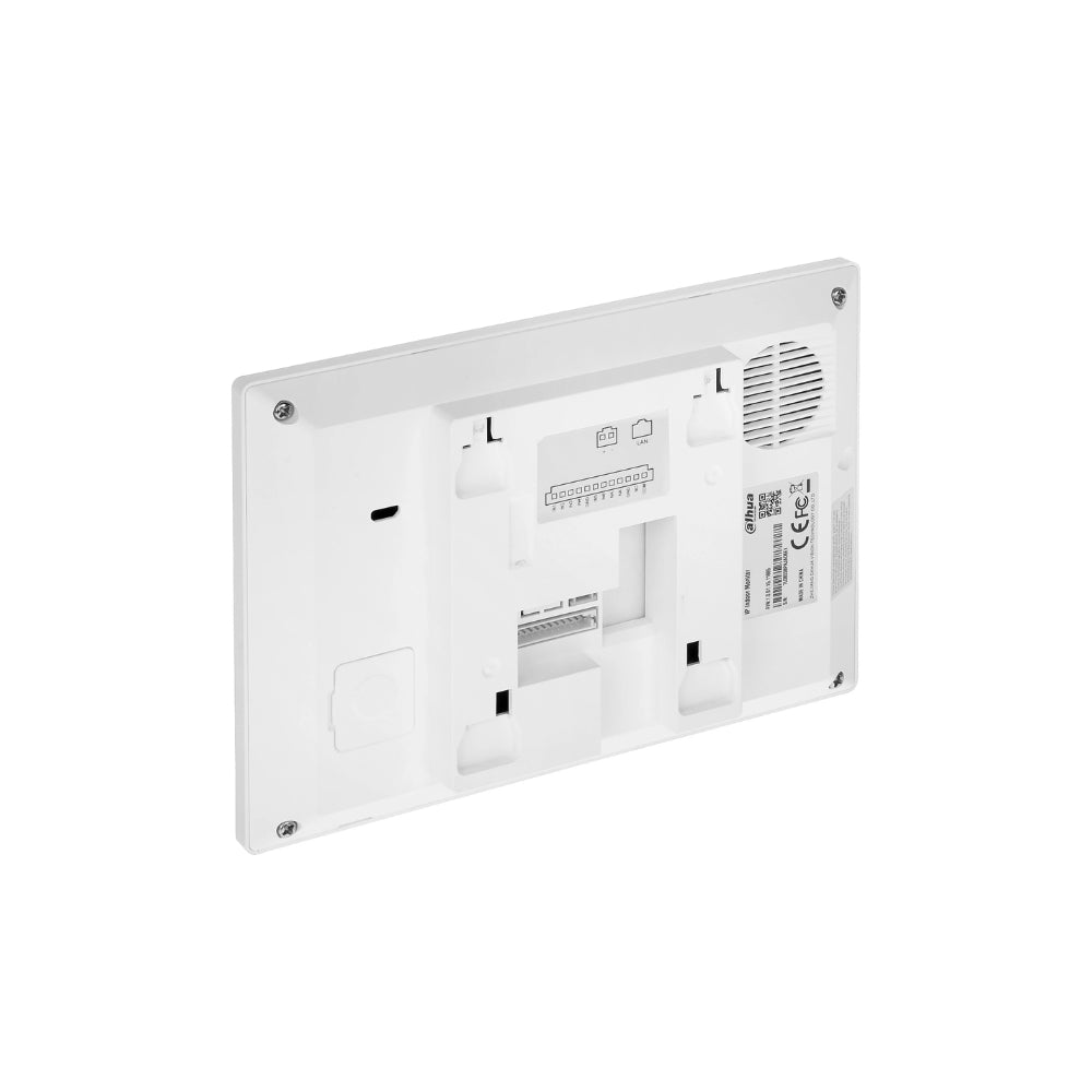 Monitor Dahua IP para Interiores Pantalla Tactil 7" 1024x600 Alarma 1I/6O PoE OnVif Bidireccional 1xRJ45 VTH2621GW-P