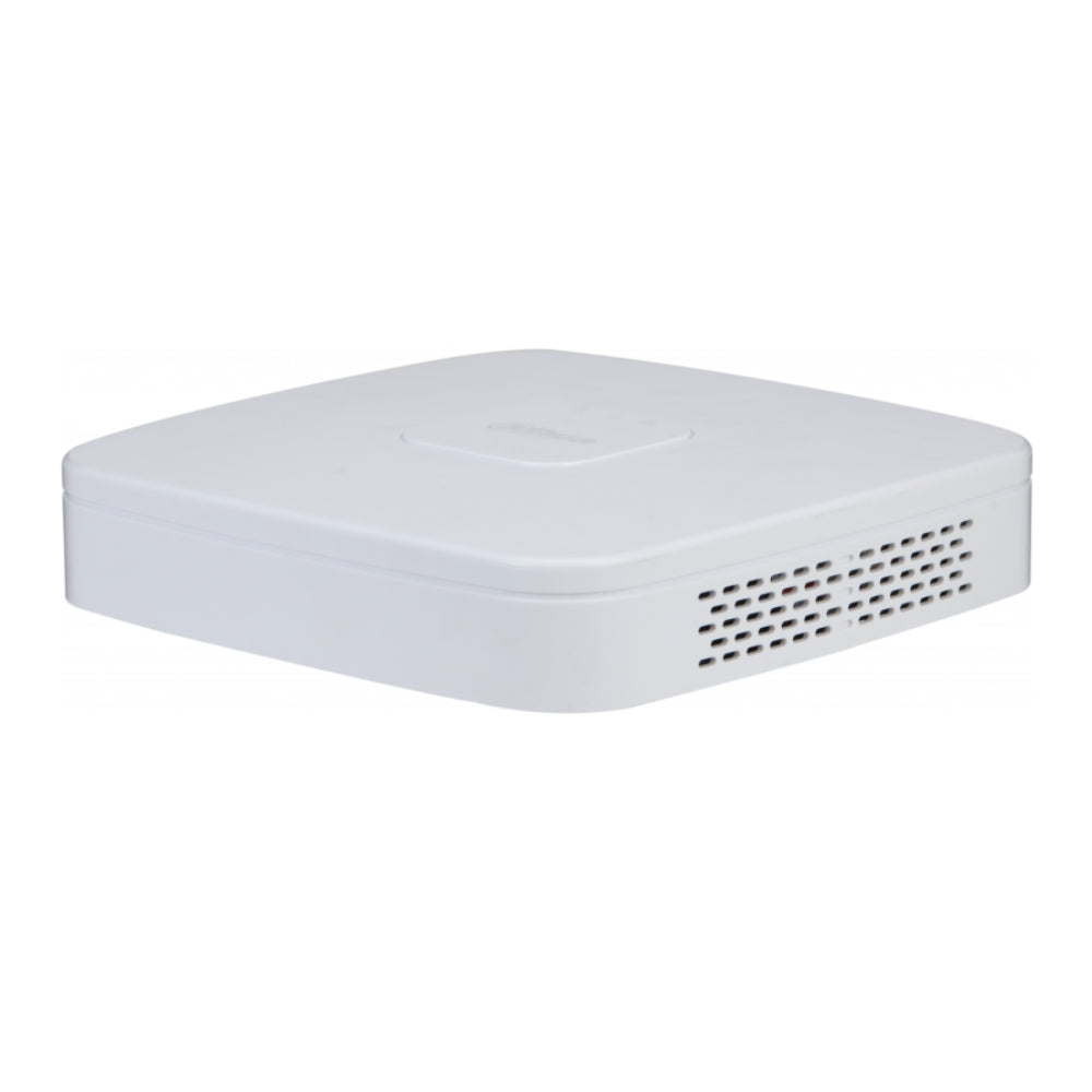 Grabador IP Dahua de 16 Canales Lite Soporta Camara hasta 12MP 4CH SMD Plus Deteccion y Reconocimiento Facial Proteccion Perimetral Conteo de Personas 1xHDD hasta 20TB DHI-NVR4116-4KS3