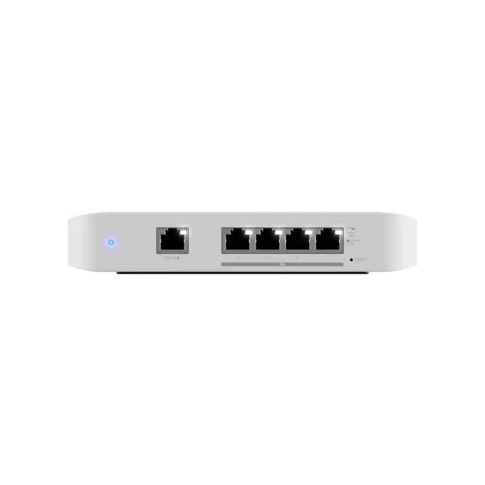 Switch Ubiquiti Flex 5xPuertos Gigabit 1xPuerto AT/PoE 4x10G Consumo 25Watts Capa 2 UB-USW-Flex-XG