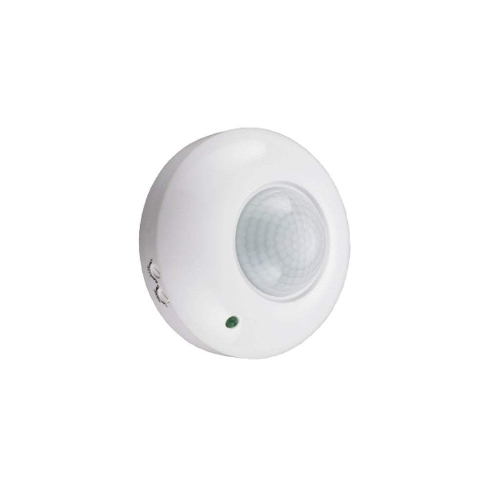 Sensor de Movimiento Dimax Infrarrojo para Techo Deteccion Angulo 360 grados Alcance 12 metros E002