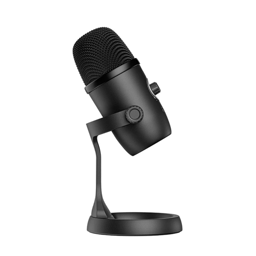 Microfono de Escritorio Boya Compatible con Windows MAC Android Patron Polar Cardioide y Omnidireccional Monitor de Audio sin Latencia Salida Audio USB-C BY-CM5